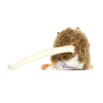 Hansa 5577 Fat Rat BROWN On All Fours Realistic Plush Toy - Image 5