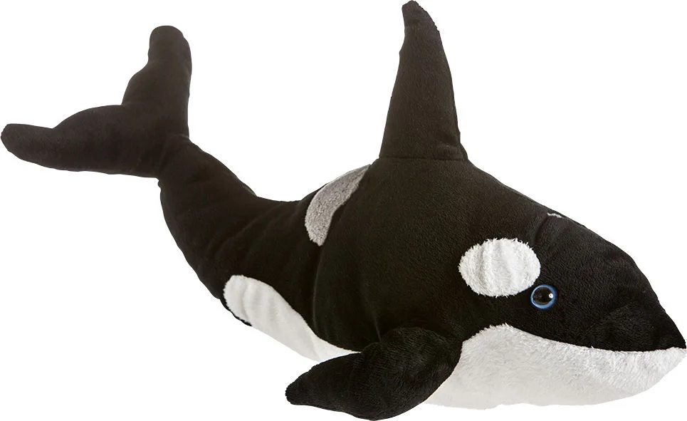 Killer whale soft toy top