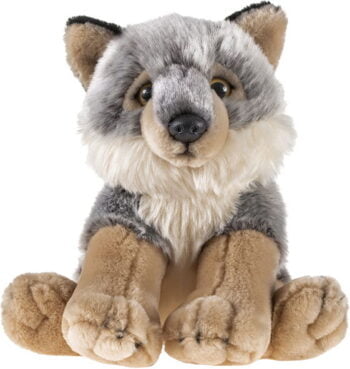PetJes 991007 Cubsy Wolf Grey Cuddly Plush Soft Toy product image