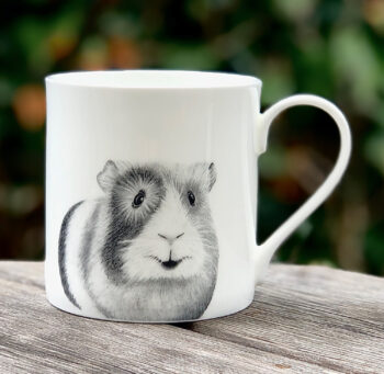 Katherine Sheard MG007 Guinea Pig Fine Bone China Mug+