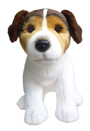 Faithful Friends FJR04 Jack Russell Dog Tri Colour Sitting Cuddly Plush Soft Toy product image