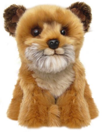Faithful Friends FBT03 Border Terrier Golden Sitting Cuddly Plush Soft Toy product image