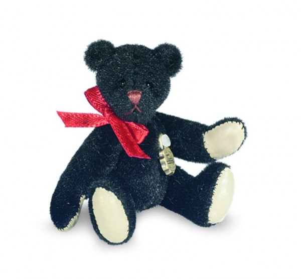 Hermann 15388 Teddy Black Miniature Bear with Box product image