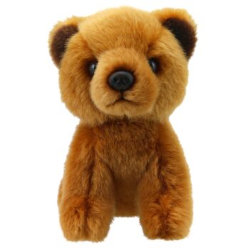 Wilberry 5051 Minis brown bear Sitting Plush Brown Soft Toy