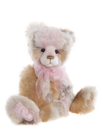 Charlie Bears Davina Panda Plush Jointed Teddy Bear with Organza Bow+ product image