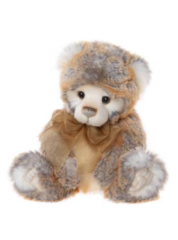 Charlie Bears Rhys Plush Jointed Teddy Bear with Organza Bow+ product image