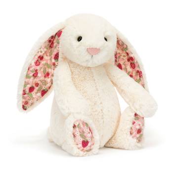 Jellycat BMP3MS Bashful Blossom BERRY Cream Bunny Medium product image