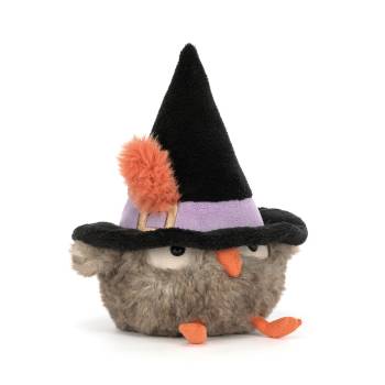 Jellycat OWL3W Heccaty Hootnightly Plush Owl in Halloween Hat product image