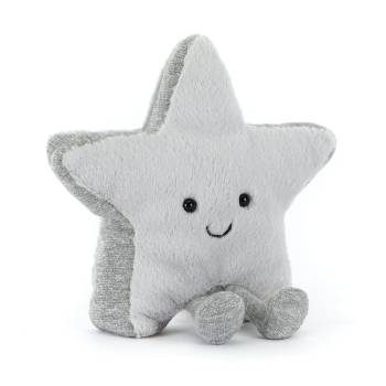 Jellycat A6STS Amuseables Silver Star Plush Soft Toy Decoration product image