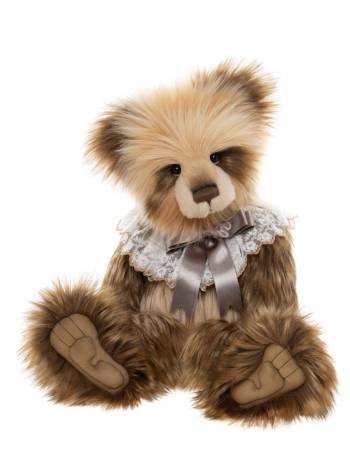 Charlie Bears Charlie Year Bear 2026 Panda With Satin Bow Lace Collar and Bell product image